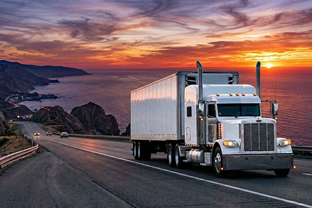 Rosemond Transportation truck on the highway